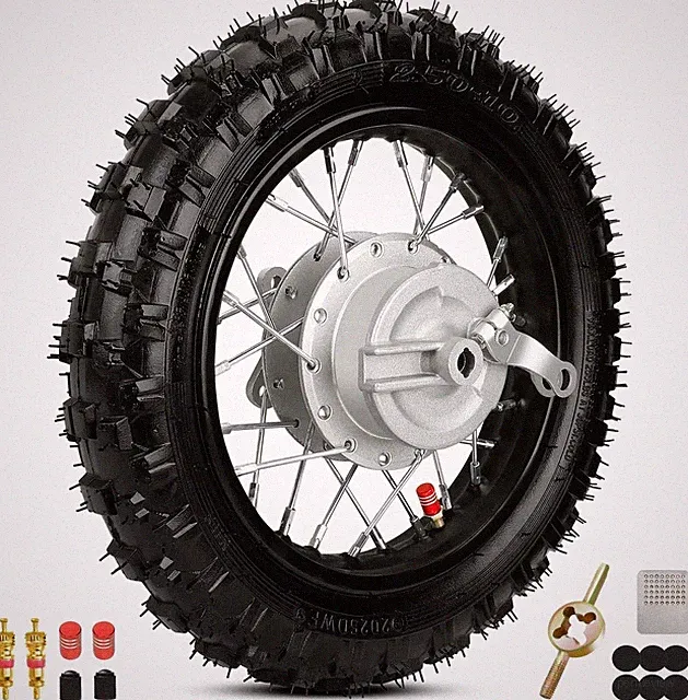 2.50-10 Dirt Bike Rear Wheel Drum Brake Assembly Compatible with