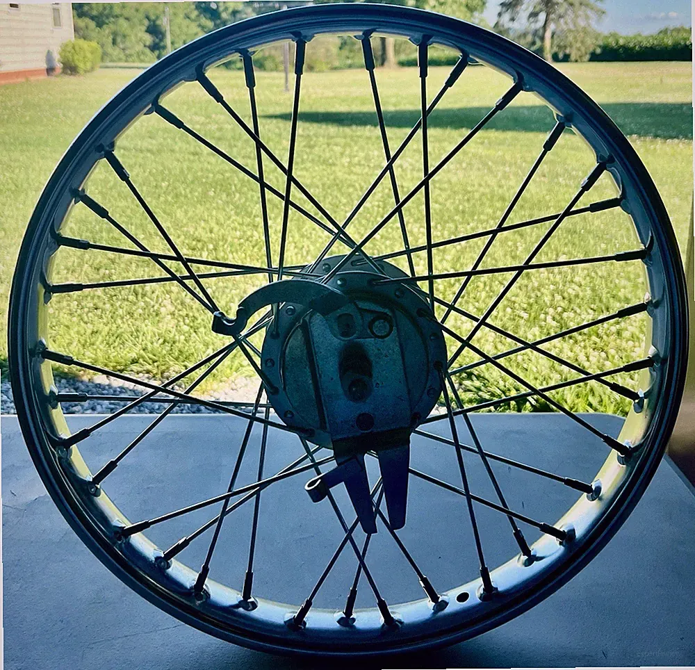 20" Bicycle/Whizzer Worksman Cycle Front Wheel Drum Brake Heavy Duty Chrome