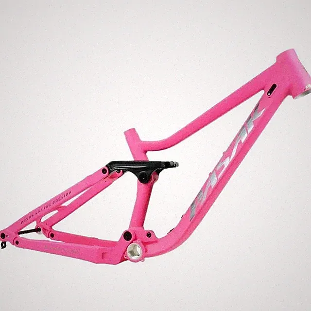 24In Soft Tail Mountain Bike Suspension Frame Boost Barrel Axle AM Bicycle Frame