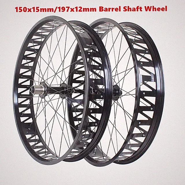 26 Inch Snow Bike Fatbike Wheel 150*15mm 197*12mm 26*4.0er Fit 26*4.9er Tire