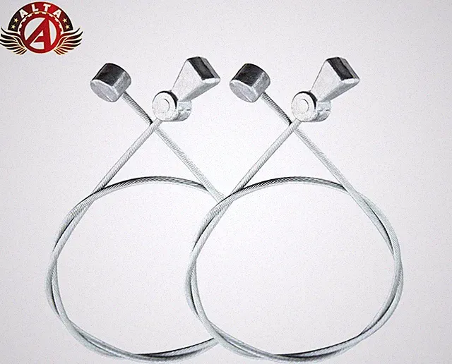 2x ALTA 330mm Brake Straddle Cable Double Barrel Silver – BMX/MTB Bike (1 Pair).