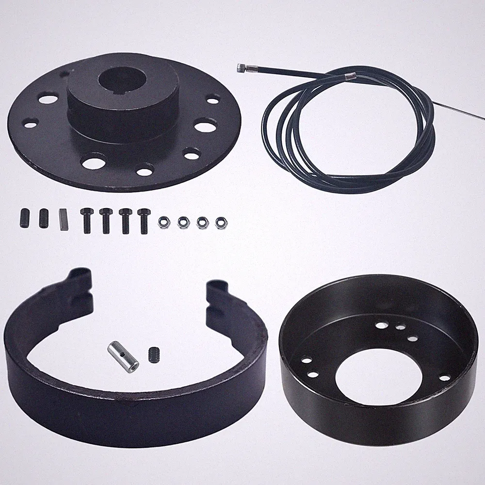 4.5" Rear Drum Brake Band with Sprocket Hub Adapter For Go Kart Mini Bike ATV
