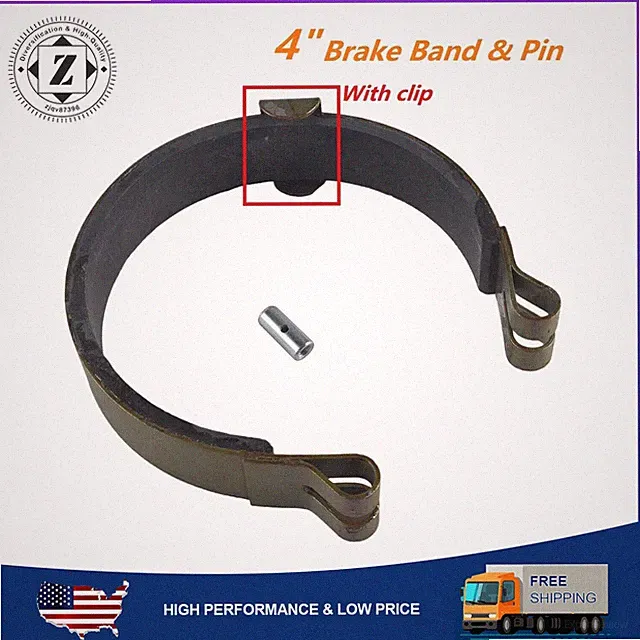 4" Brake Band & Pin Fit 4 inch Brake Drum Go Kart Mini Bike ATV