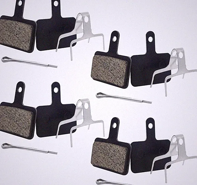 4 Pairs Bicycle Disc Brake Pads, Resin Brake Pads Replacement, Compatible with M
