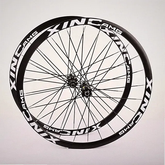 700C Road Bike Disc Brake Wheelset Quick Release Center Lock Barrel Axle Hubs