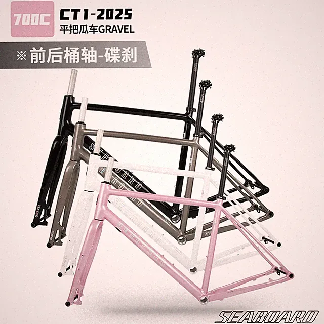 700C Road Gravel Bike Aluminum Alloy Frame Disc Brake Barrel Shaft Aluminum Fork