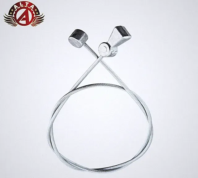 ALTA 330mm Silver Bicycle Brake Straddle Cable Double Barrel BMX/MTB.