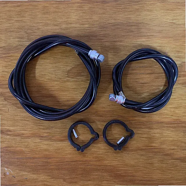 BICYCLE BRAKE CABLES & CLAMPS BLACK FIT SCHWINN HUFFY SEARS BMX OLD SCHOOL BIKES