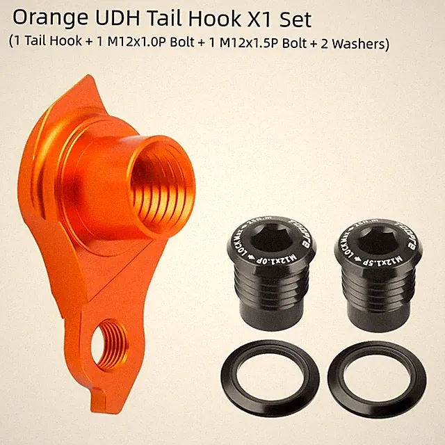 Bicycle UDH Straight-Mounted Tail Hook Nut Mountain Road Bike Barrel Axle Frame