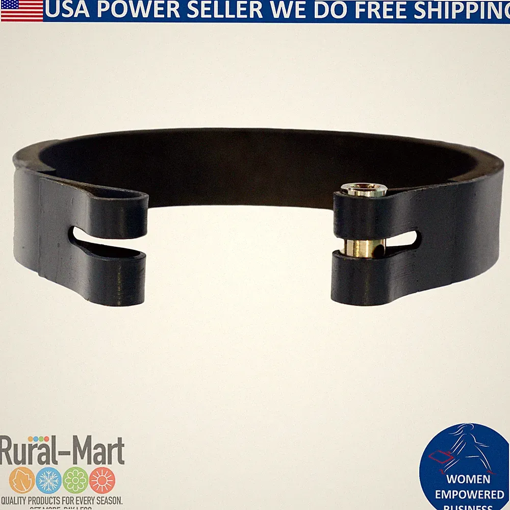 Black 4" Brake Band & Pin Fit 4 inch Go-Cart ATV Minibike Drum Go Kart Mini Bike