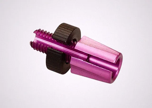 Dia-Compe M7 bicycle brake lever threaded barrel adjuster - PURPLE