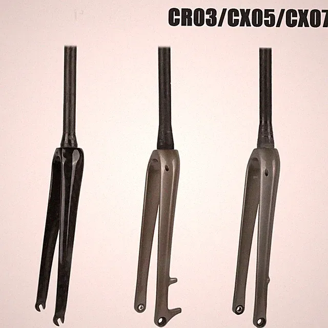 Disc Brake Barrel Shaft Rigid Fork Off-Road Gravel Road Bicycle Carbon Hard Fork