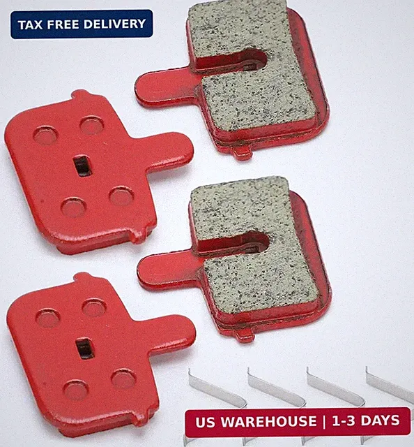 DJDK Bike Brake Pads,Bicycle Disc Brake Pads 8pcs Brake Pads Durable Resin Semi‑