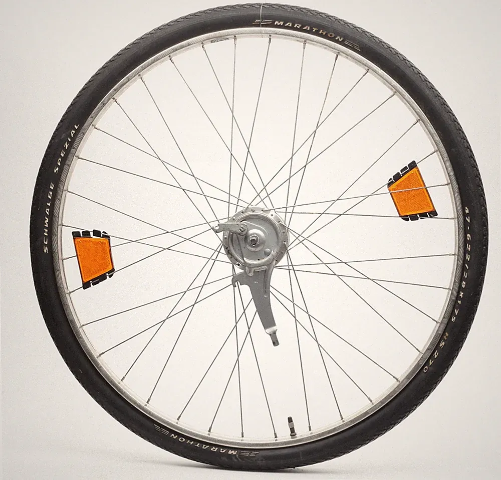 Dutch City Bike Front Wheel - Stainless Van Schothorst Rim, Drum Brake 47-622