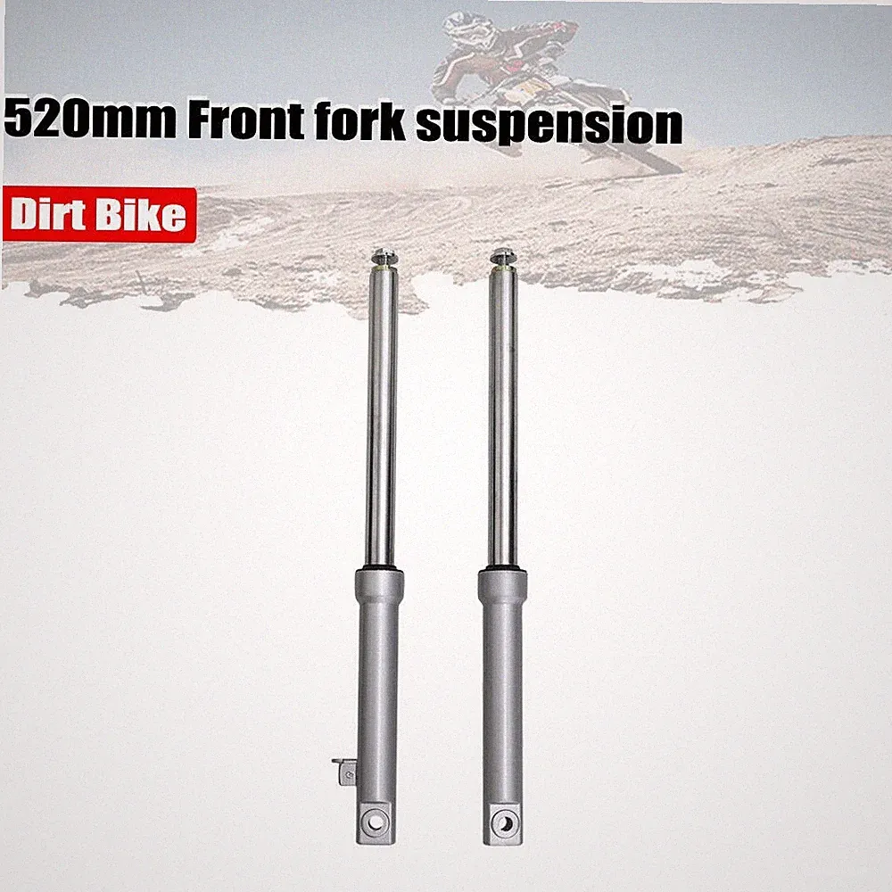 Front Fork Suspension For Front Drum Brakes Pit Dirt Bike 27mm 520mm CRF50 110cc