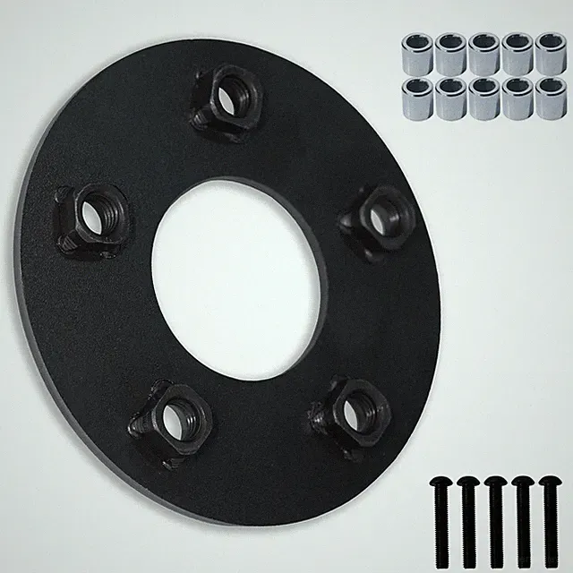 JMCHstore Mini Bike Drum to Disc Brake Wheel Conversion Kit, 5Hole, for Colem...