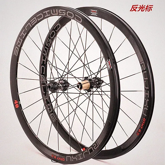 Lightweight 700C Road Bicycle Wheelset with Stable Control Disc Brake System