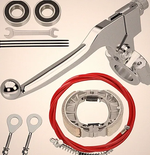 Mini Bike Drum Brakes Kit Compatible with Coleman CT200U BT200X Baja Warrior Hea