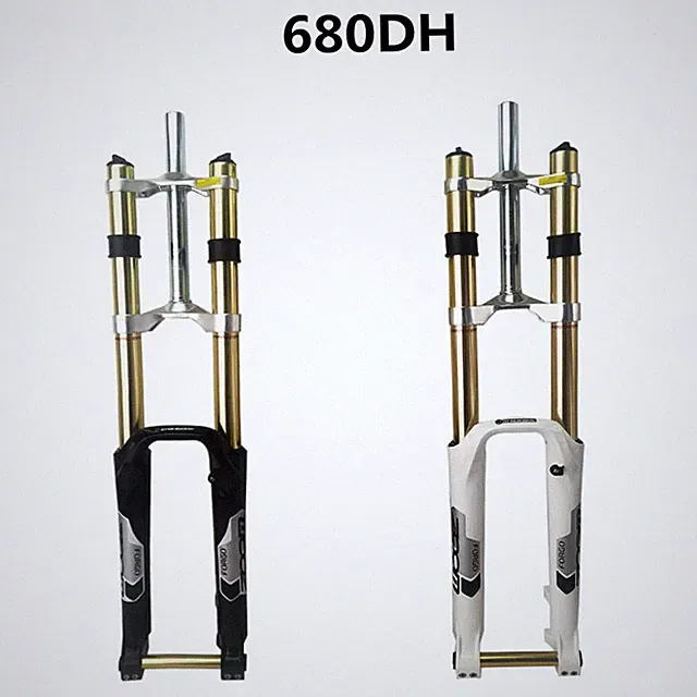 Mountain Bike Fork MTB Front Suspension Damping Bicycle Fork Thru Axle 100*20 Mm