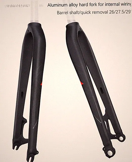 Mountain Bike Front fork 26 27.5 29 Inch Internal Wiring Hard Fork Disc Brake