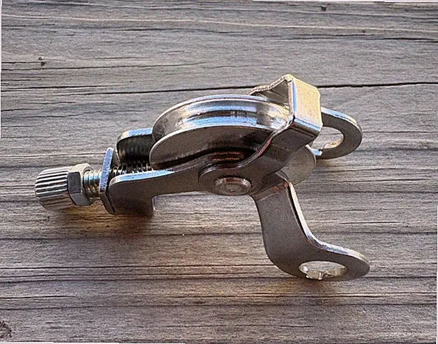 NOS Bicycle Cable hanger with pulley and adjusting barrel