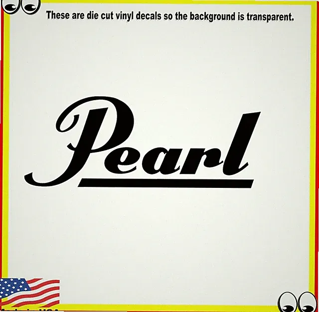 Pearl Drums Logo Sticker Decal for car van truck laptop bike