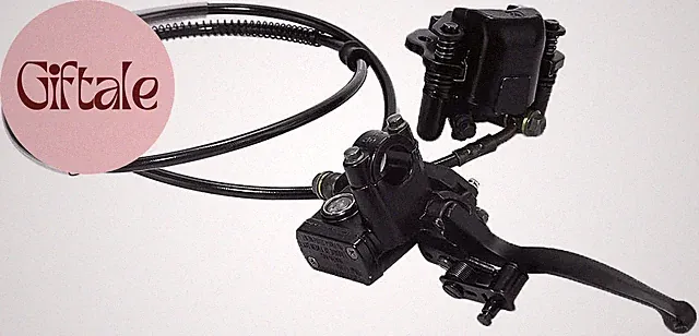 Rear Hand Hydraulic Disc Brake Master Cylinder Caliper Assembly with Brake Pads