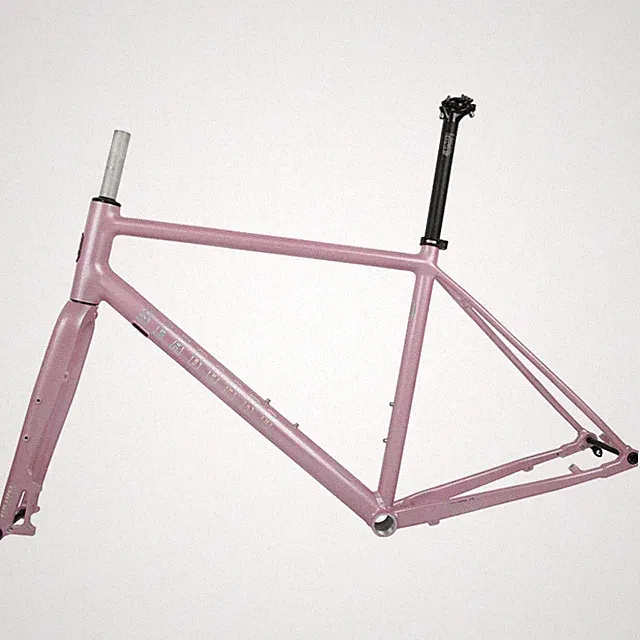 Road Bike Frame 700C Disc Brake Barrel Fork Internal Wiring Flat Handle Frame