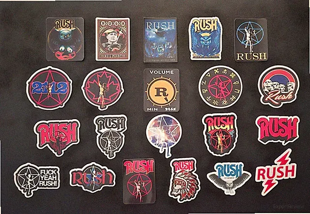 Rush Band Inspired Stickers Canadian Classic Rock Vinyl Decals Starman Logo