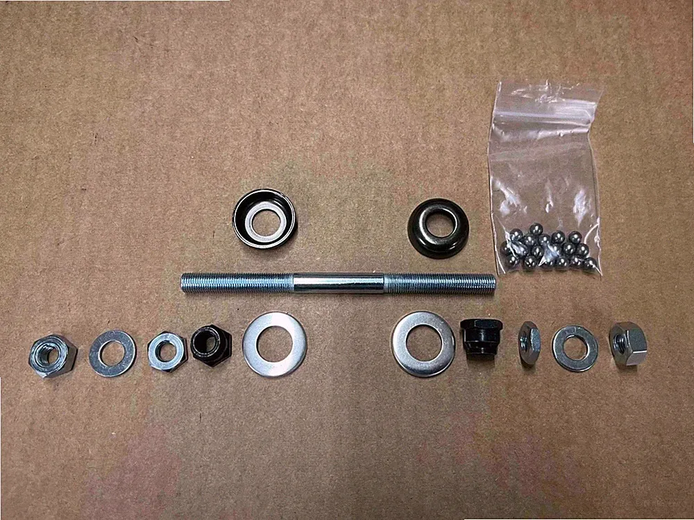 Schwinn Phantom B-6 Autocycle Bicycle Front Drum Brake Axle Kit & Bearing Cups