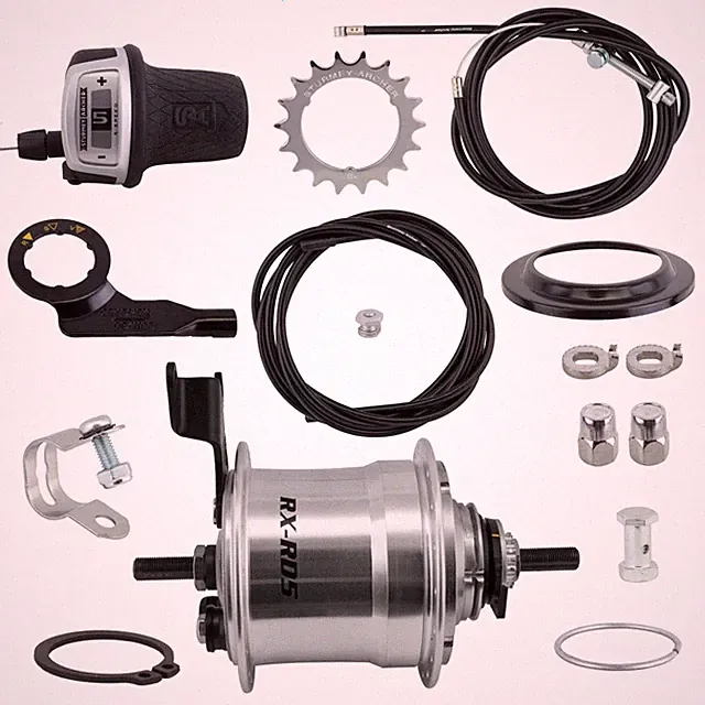 Sturmey Archer RXRD5 5sp Hub & Drum Brake Kit RR 36H Sil 5sp Int
