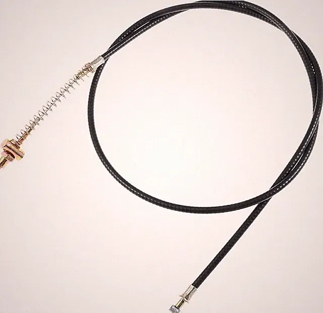 Universal Front Drum Brake Cable Coated Black Wire 1.35M for Motorcycle Bike