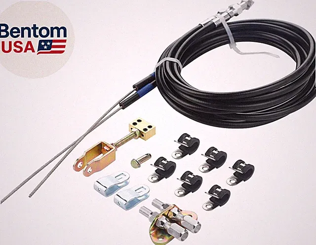 Universal Parking Brake Emergency Brake Cable Complete Kit, Replace#330-9371 140