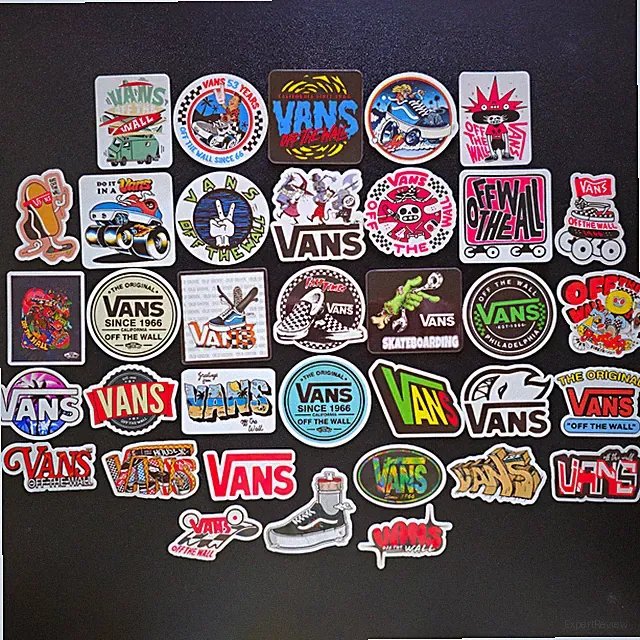 Vans Inspired Stickers Off The Wall Skateboard Classic Skater Surf Vinyl Decals