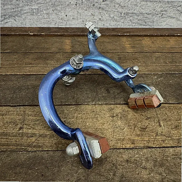 Vintage 1020 Side Pull Caliper Brake Blue Single BMX Road Bike 80s