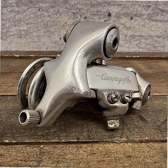 Vintage Campagnolo Rear Derailleur Short Cage Hanger Road Bike Silver 260g