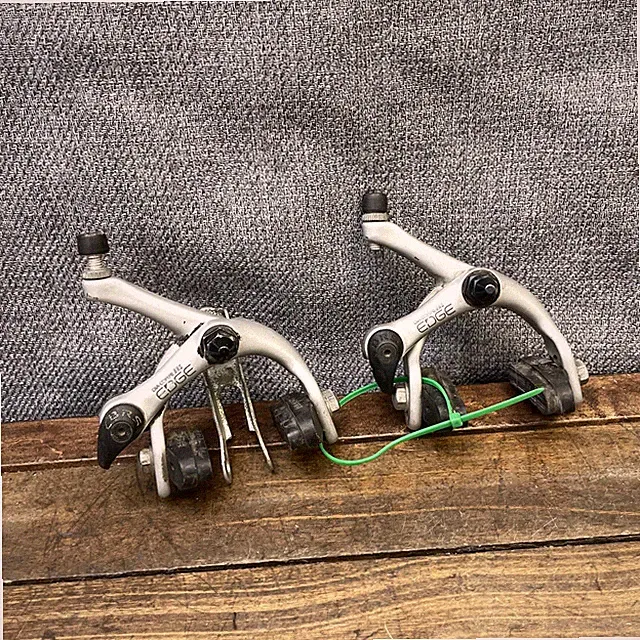 Vintage Dia-Compe BRS Edge Caliper Brake Set Silver Road Bike F/R Pair Side Pull