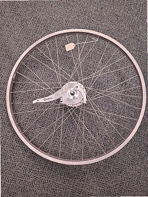 Vintage Maillard Drum Brake 26" Alloy Rear Bicycle Wheel Sun Levanter Rim