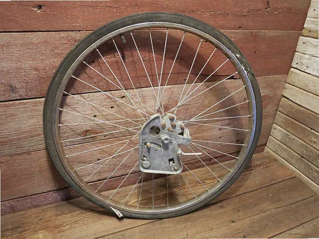 Vintage RARE 26" Bicycle Rear WHEEL Drum Gear Hub Rim Schwinn? Bike Wheel!