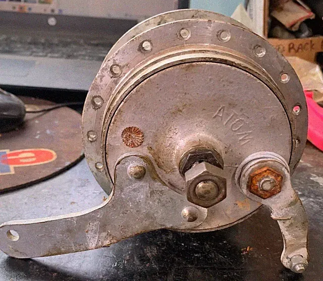 Vintage Schwinn Heavy Gauge Spoke Rear Freewheel Drum Brake 5 Speed Cruiser