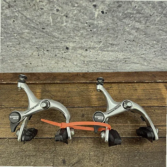 Vintage Shimano 105 BR-1050 Caliper Brakes Set Silver Road Bike Side Pull Japan