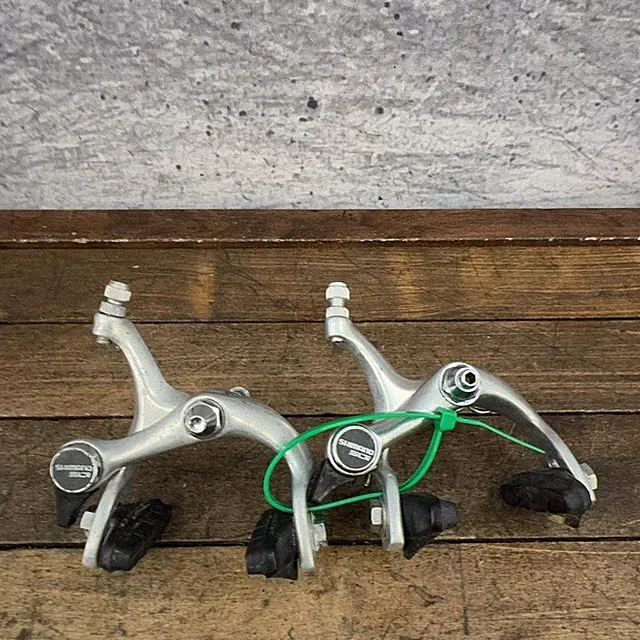 Vintage Shimano BR-L490 Caliper Brakes Set Silver F/R Road Bike Side Pull Japan