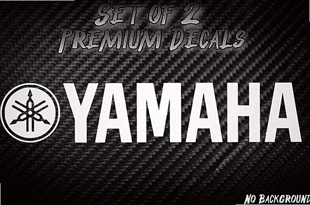 (X2)Yamaha Sticker Decal Motorcycle Boat Window Tank Wheel Bike yz yzf fzr r1r6